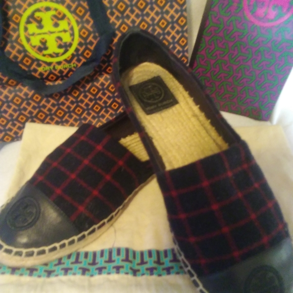 Tory Burch plaid Espadrilles (Authentic) - Picture 3 of 8